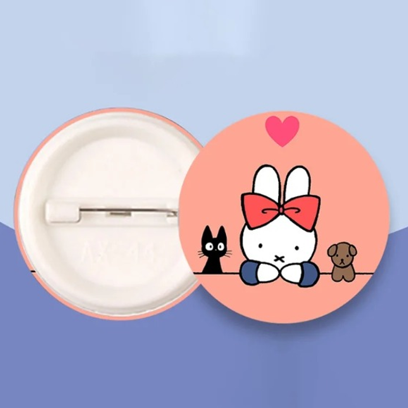 Embroidery Rabbit - M-Miffys Cute Cartoon Badge Kawaii Bunny