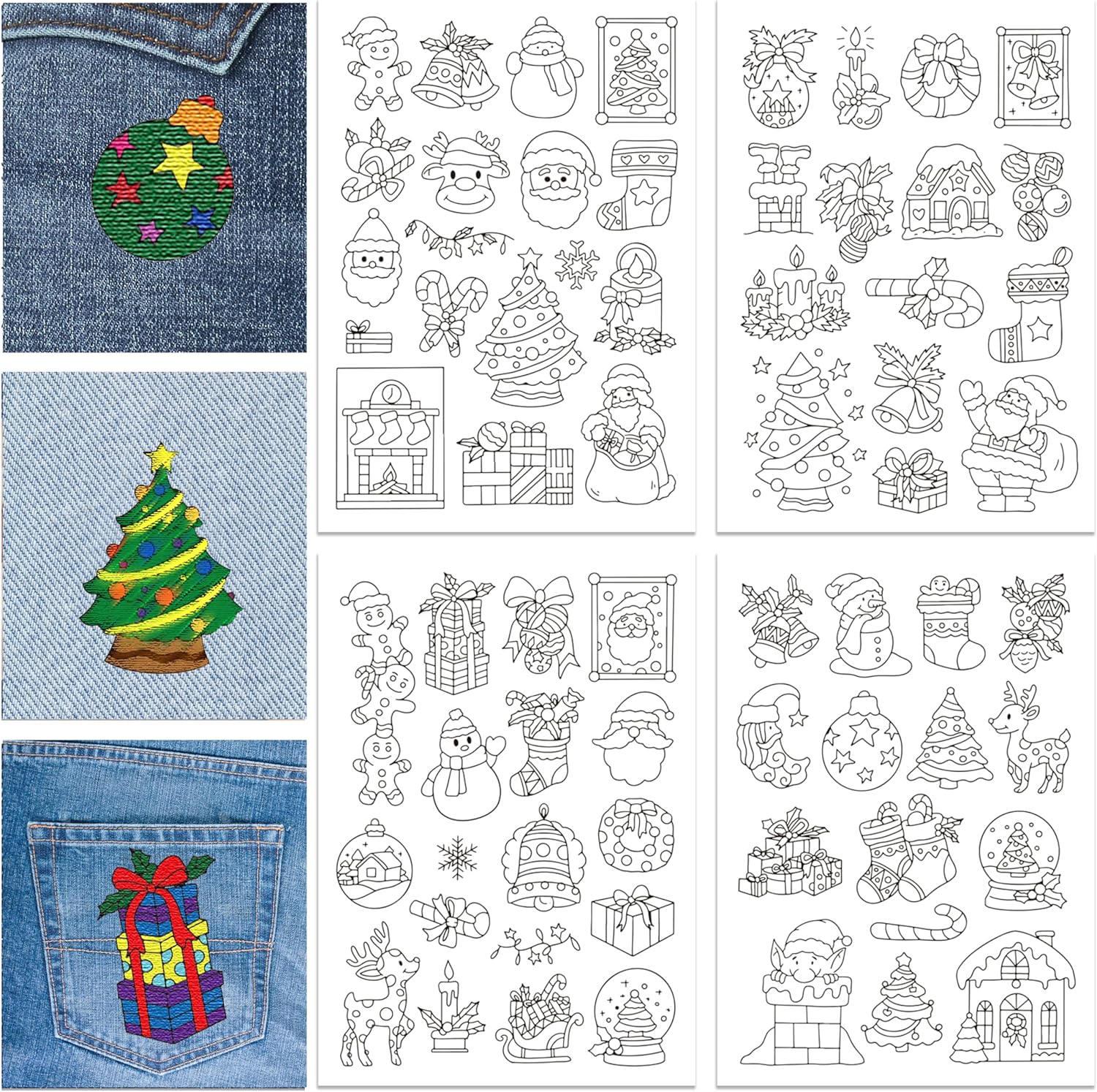 Water Soluble Stabilizer - Christmas Handmade Embroidery Crafts Hand Sewing