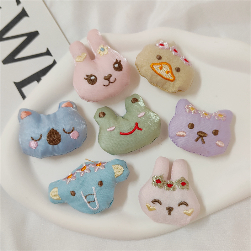 Embroidery Rabbit - 5PCS New embroidery rabbit frog bear