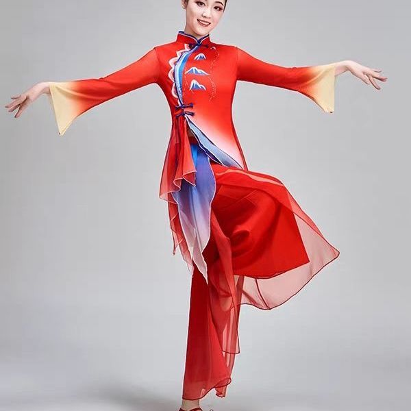 Chinese Classical Dance Costum - Embroidery Outfit ulasan dan harga