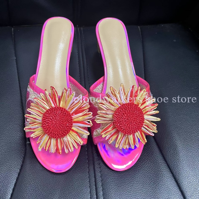 Iridescent Embroidery Upper Su - Embroidery Flower ulasan dan harga