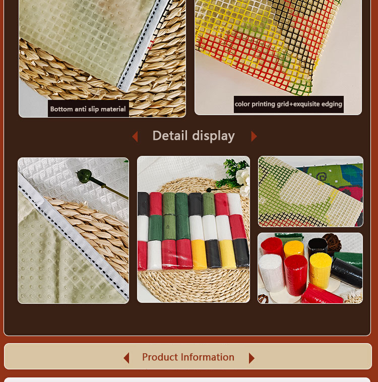 Bee latch hook kit rug canvas  - Embroidery Kiss ulasan dan harga