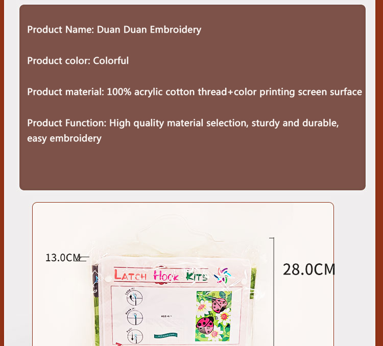 Bee latch hook kit rug canvas  - Embroidery Kiss ulasan dan harga