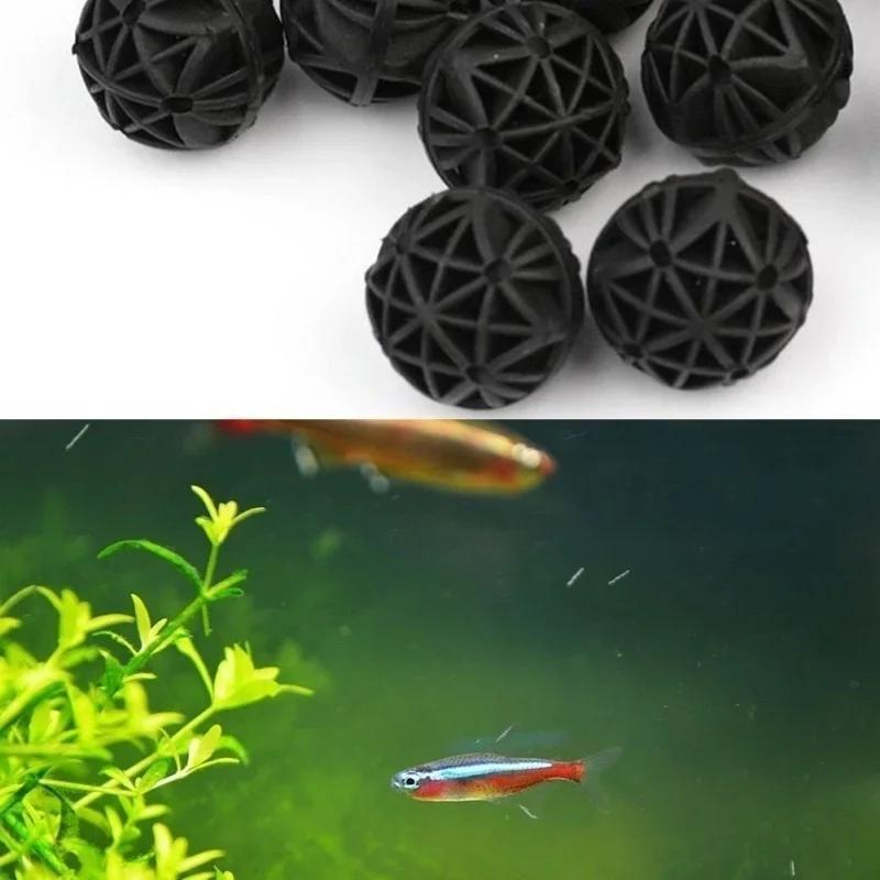50Pcs 16mm Aquarium Bio Filter - Water Soluble Stabilizer ulasan dan harga