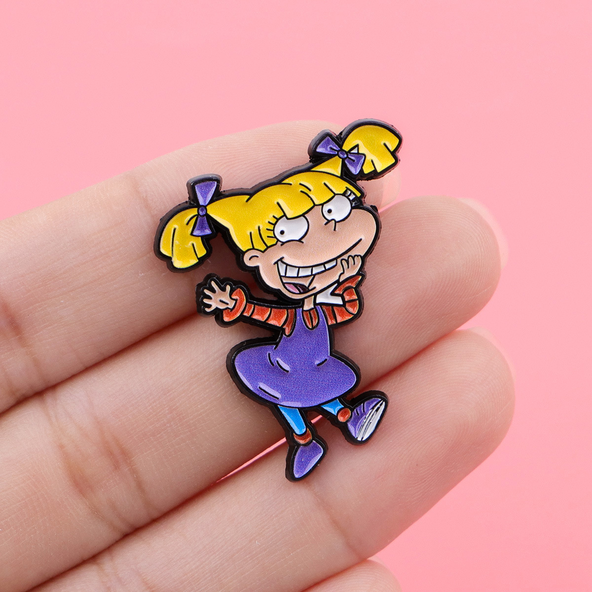 Rugrats brooch pin clothing ba - Embroidery Tulle ulasan dan harga