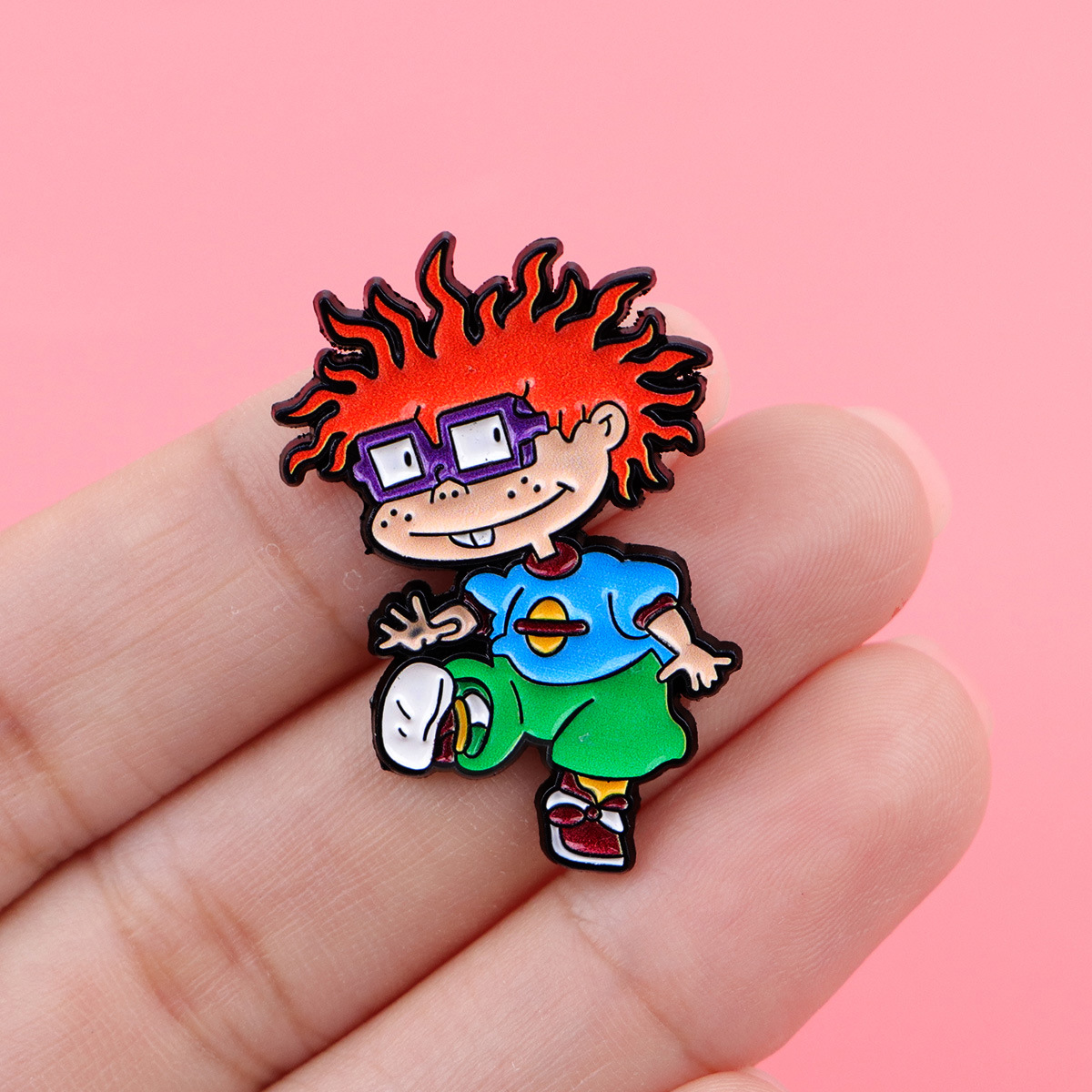 Rugrats brooch pin clothing ba - Embroidery Tulle ulasan dan harga