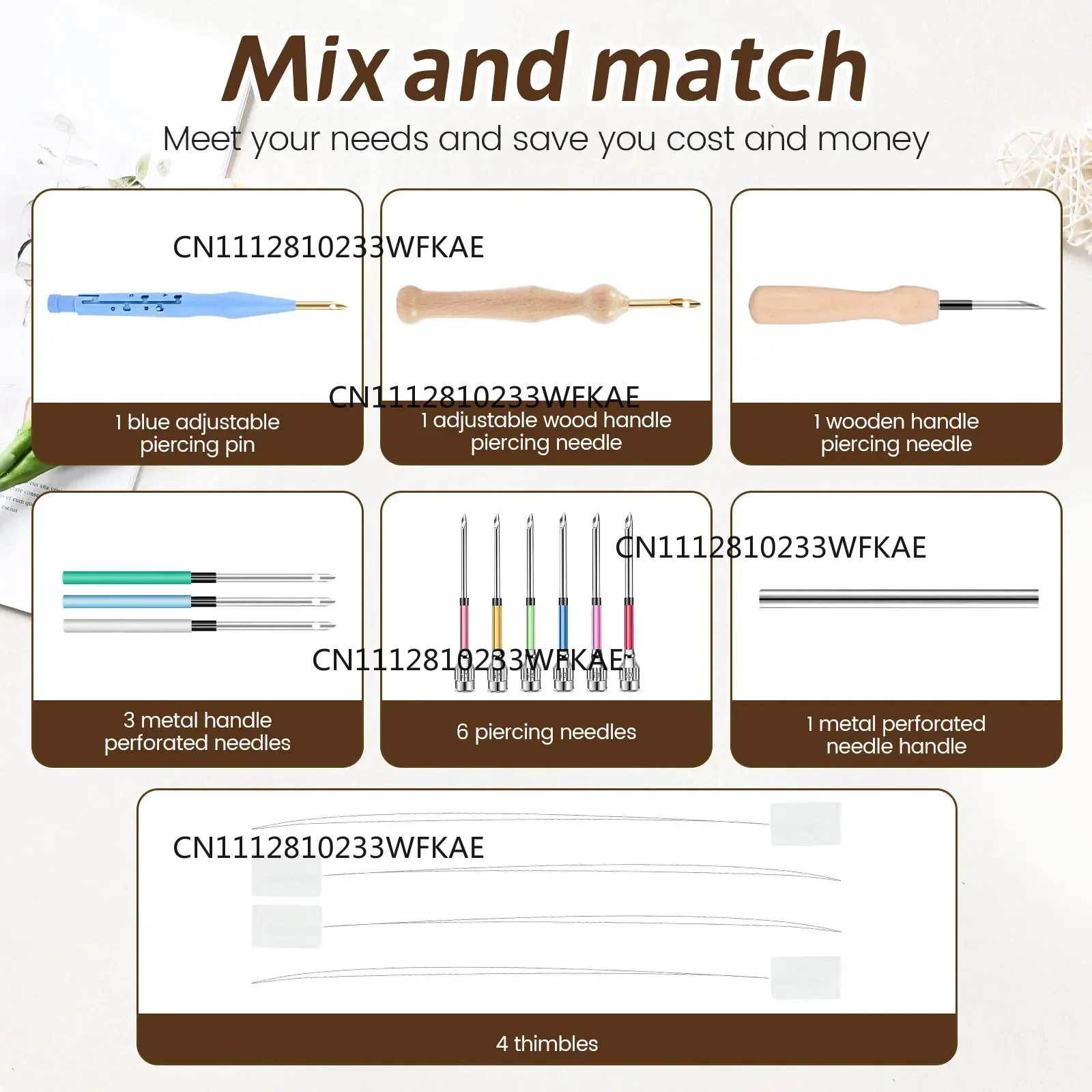 17Pcs Punch Needle Embroidery  - Embroidery Needles ulasan dan harga