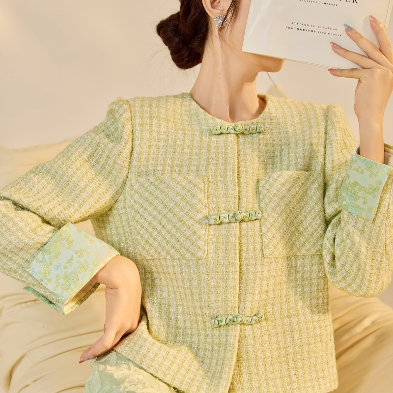 New Chinese Style Autumn Set,  - Embroidery Jacket ulasan dan harga