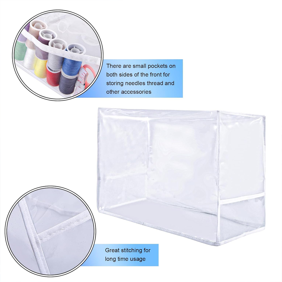 1pc Clear PVC Sewing Machine D - Embroidery Generator ulasan dan harga