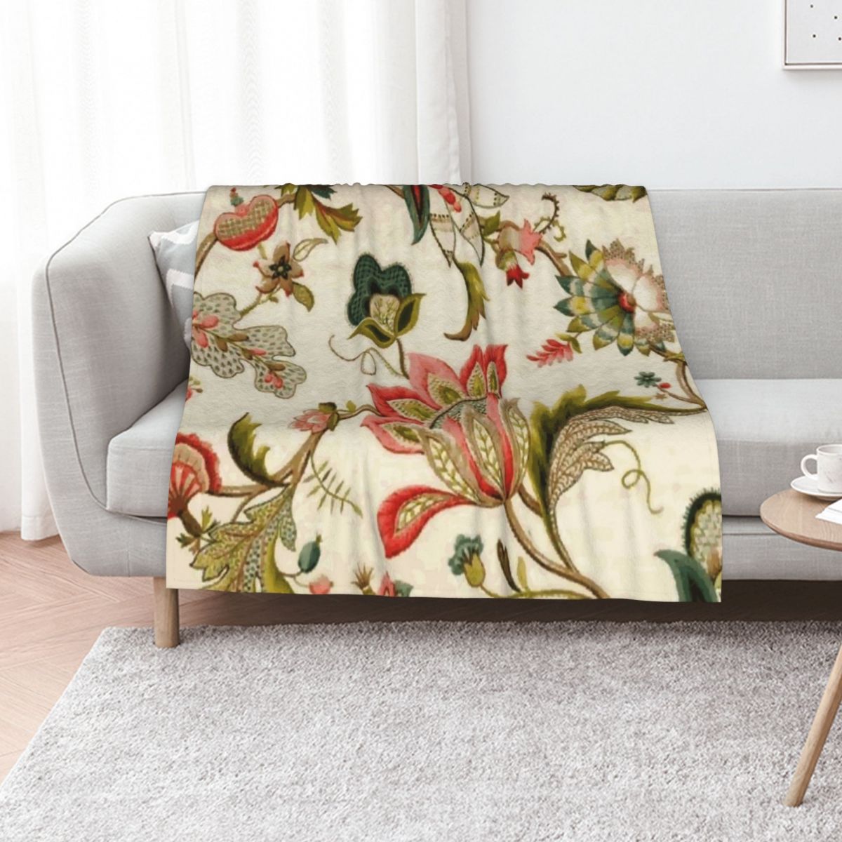 Jacobean Floral Crewel Embroid - Embroidery Vector ulasan dan harga