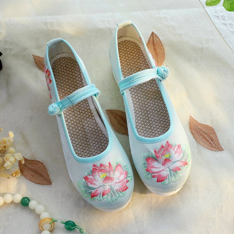 2026 Women's White & Green Lot - Embroidery Print ulasan dan harga