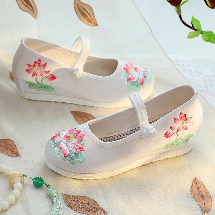 2026 Women's White & Green Lot - Embroidery Print ulasan dan harga