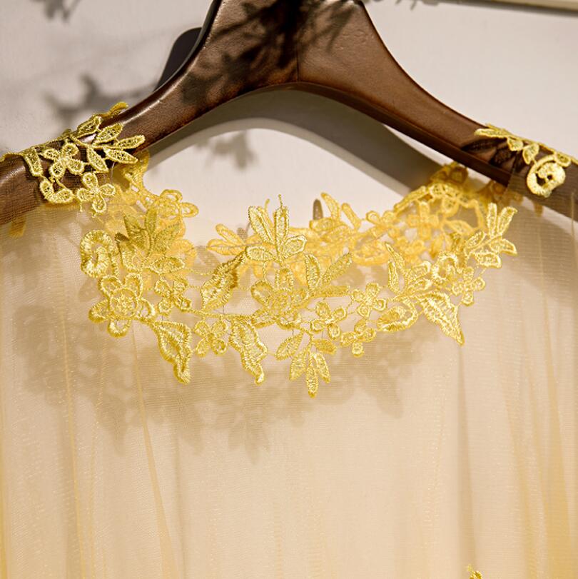 Women's Spring Summer flower e - Embroidery Yellow ulasan dan harga