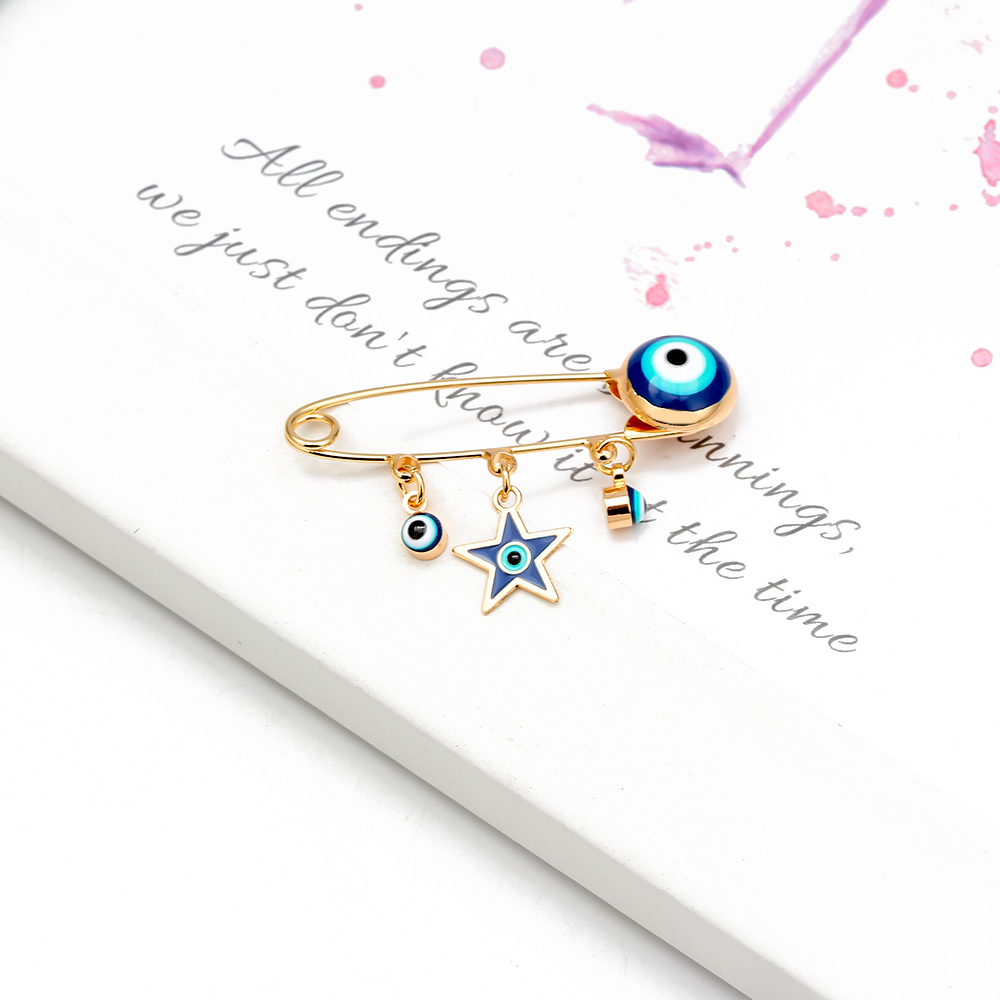 Lucky Eye Blue Turkish Evil Ey - Embroidery Kiss ulasan dan harga