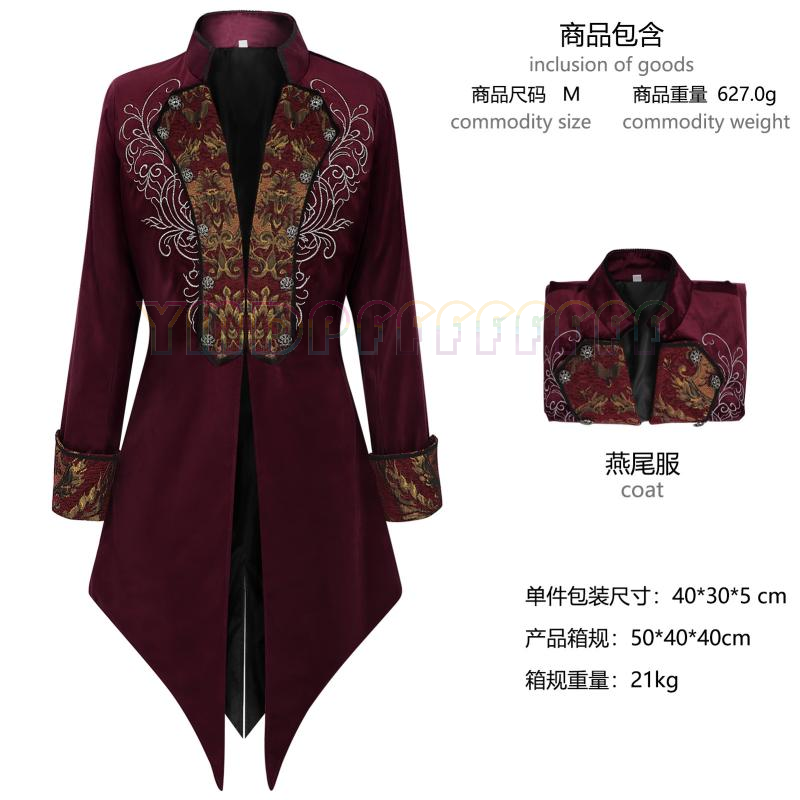 Halloween men's embroidered ta - Embroidery Jacket ulasan dan harga