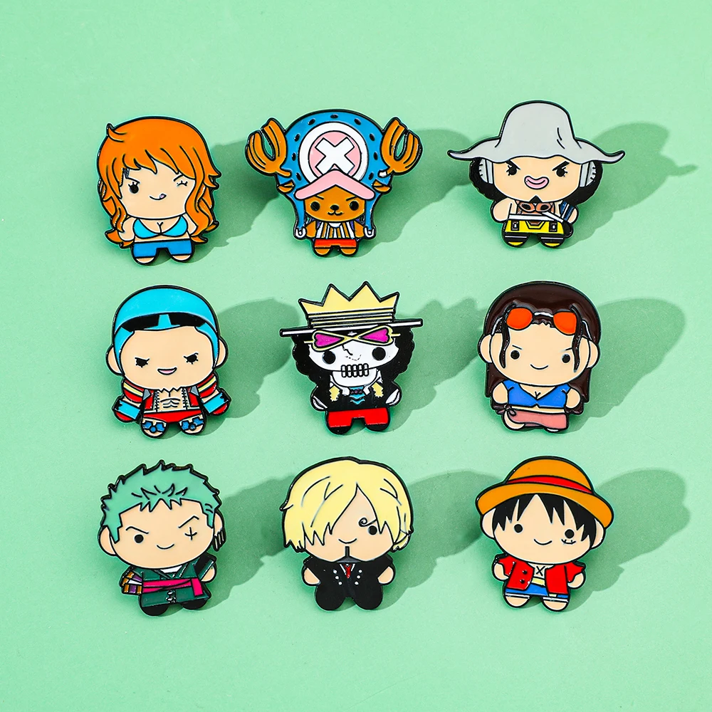 9 Pcs Creative Cartoon Brooch  - Embroidery Outfit ulasan dan harga