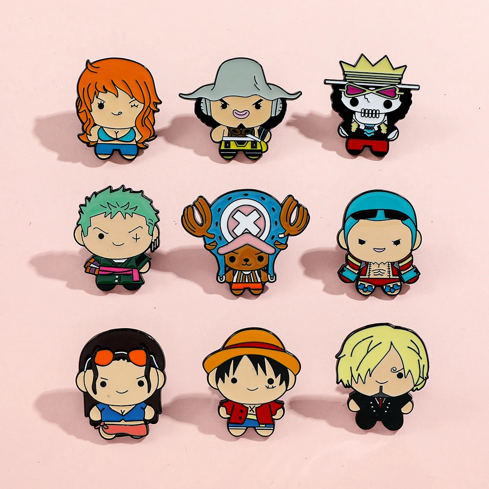 9 Pcs Creative Cartoon Brooch  - Embroidery Outfit ulasan dan harga