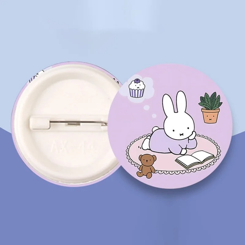 M-Miffys Cute Cartoon Badge Ka - Embroidery Rabbit ulasan dan harga
