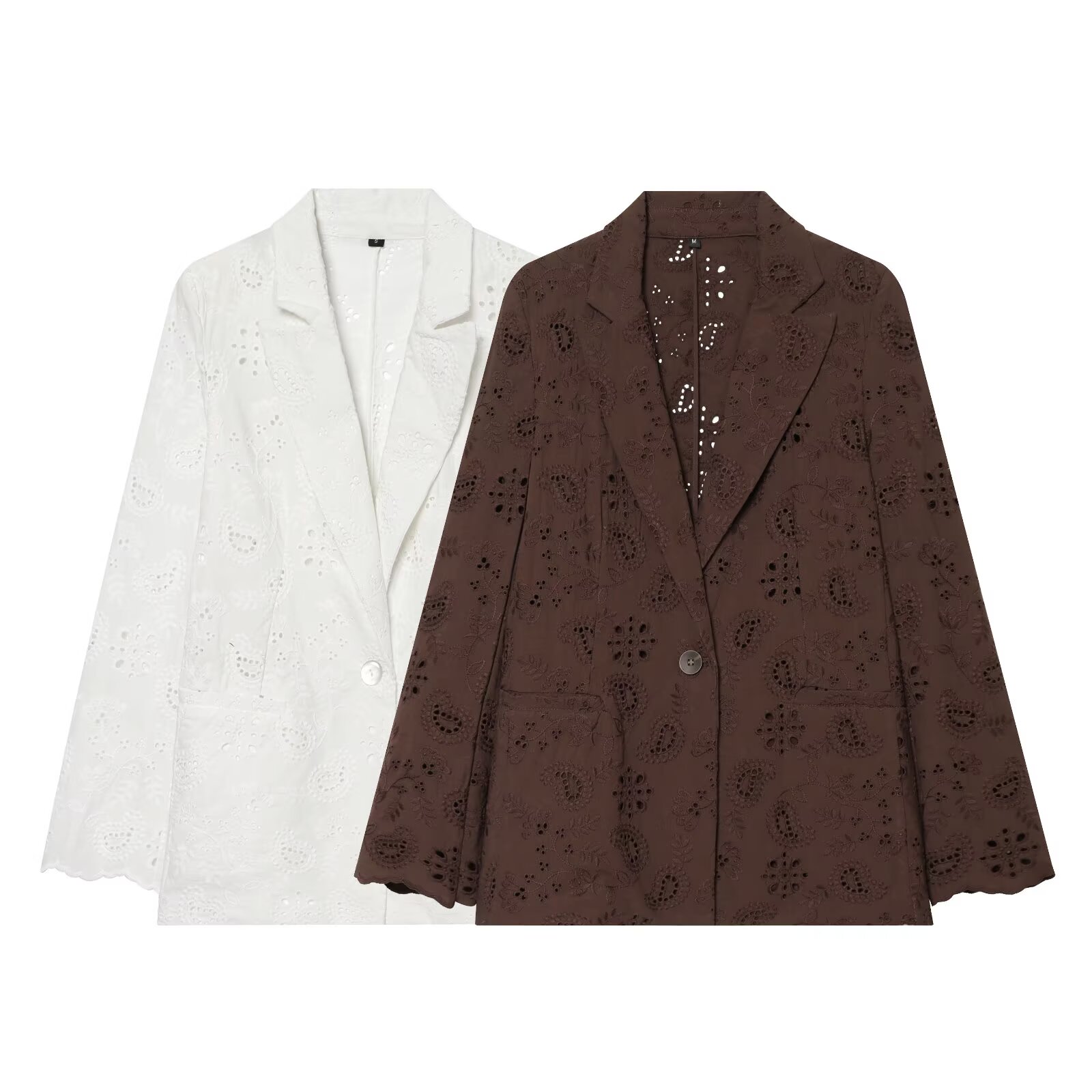 JNLEAOG Women's Slim Fit Suit  - Embroidery Jacket ulasan dan harga