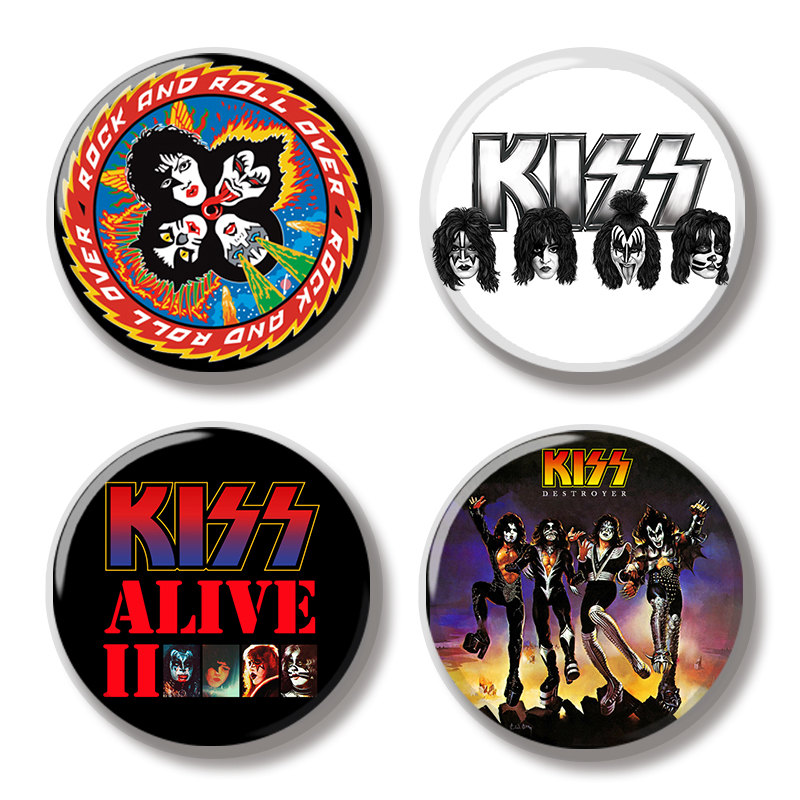 44MM Rock Band Kiss Album CD P - Embroidery Kiss ulasan dan harga