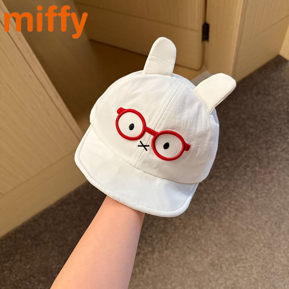 Kawaii Miffy Cute Baseball Cap - Embroidery Rabbit ulasan dan harga