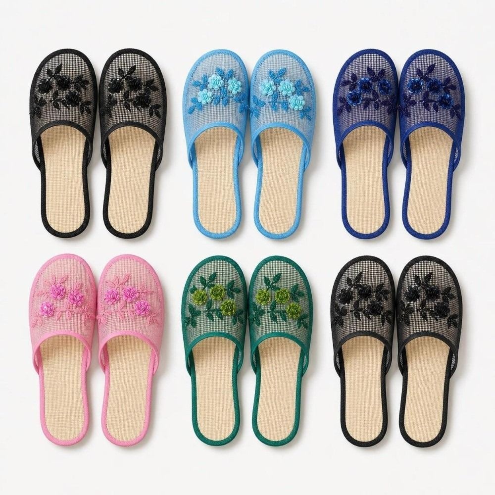 Casual Flower Embroidery Mesh  - Embroidery Flower ulasan dan harga