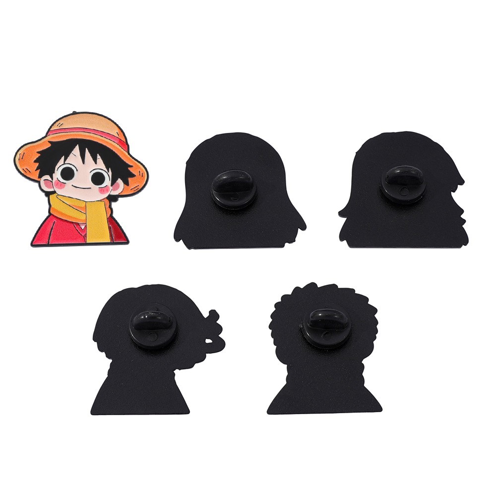 5 Pcs Cute Anime Cartoon Brooc - Embroidery Tulle ulasan dan harga