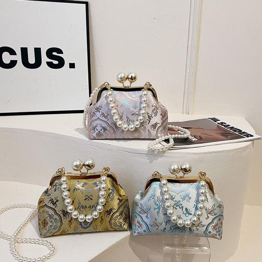 Pearl Chinese Style Handbag Ki - Embroidery Kiss ulasan dan harga