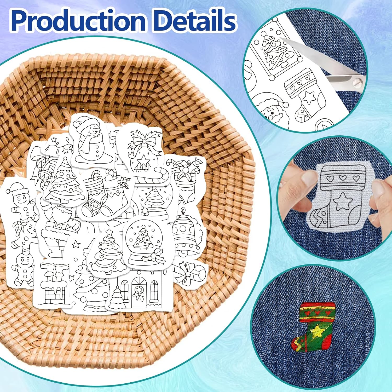 Christmas Handmade Embroidery  - Water Soluble Stabilizer ulasan dan harga