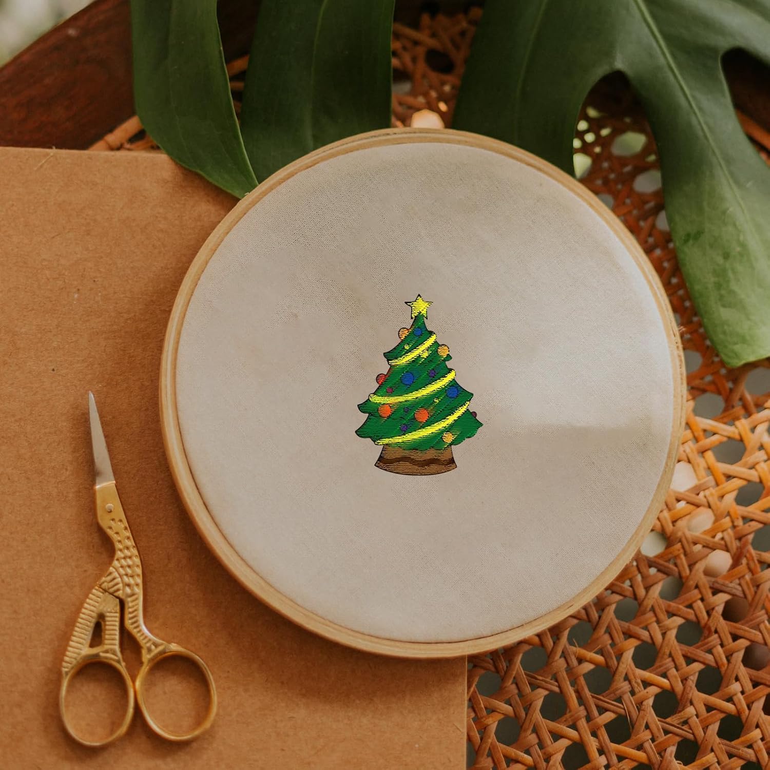 Christmas Handmade Embroidery  - Water Soluble Stabilizer ulasan dan harga