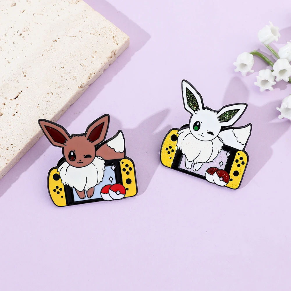 2 Pcs Anime Elf Cartoon Brooch - Embroidery Tulle ulasan dan harga