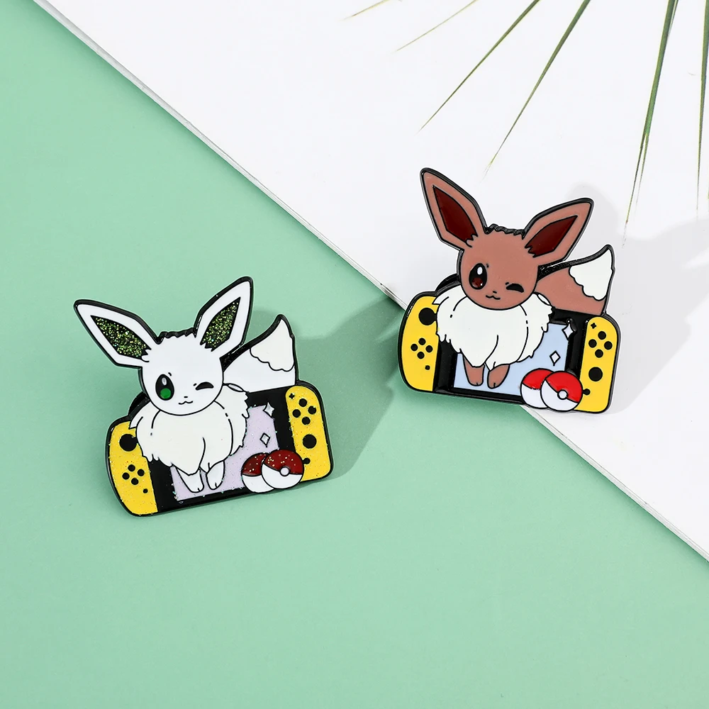 2 Pcs Anime Elf Cartoon Brooch - Embroidery Tulle ulasan dan harga