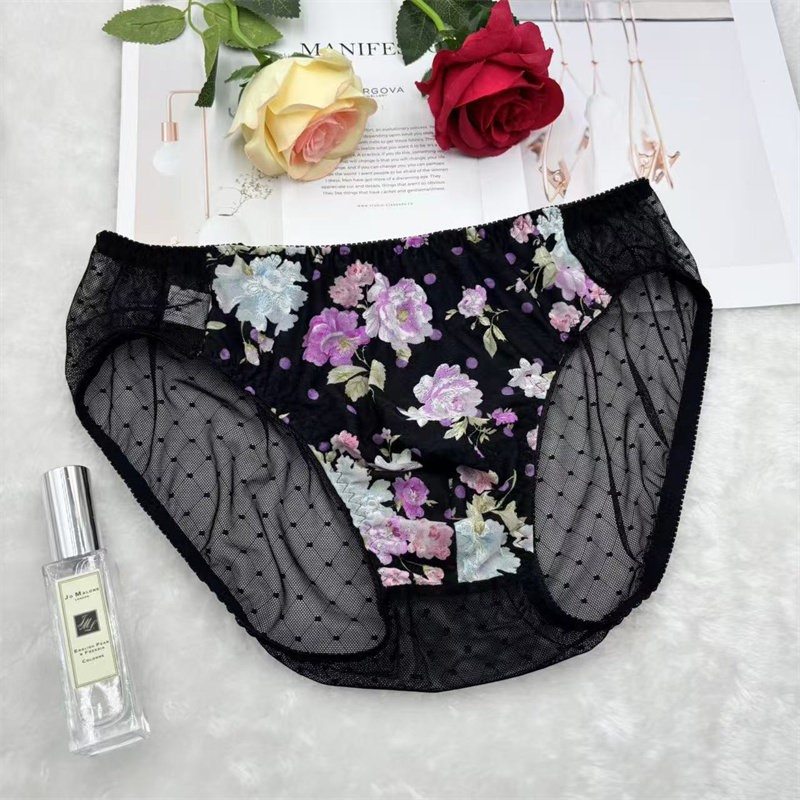 Man's Flower Embroidery Sexy P - Embroidery Flower ulasan dan harga