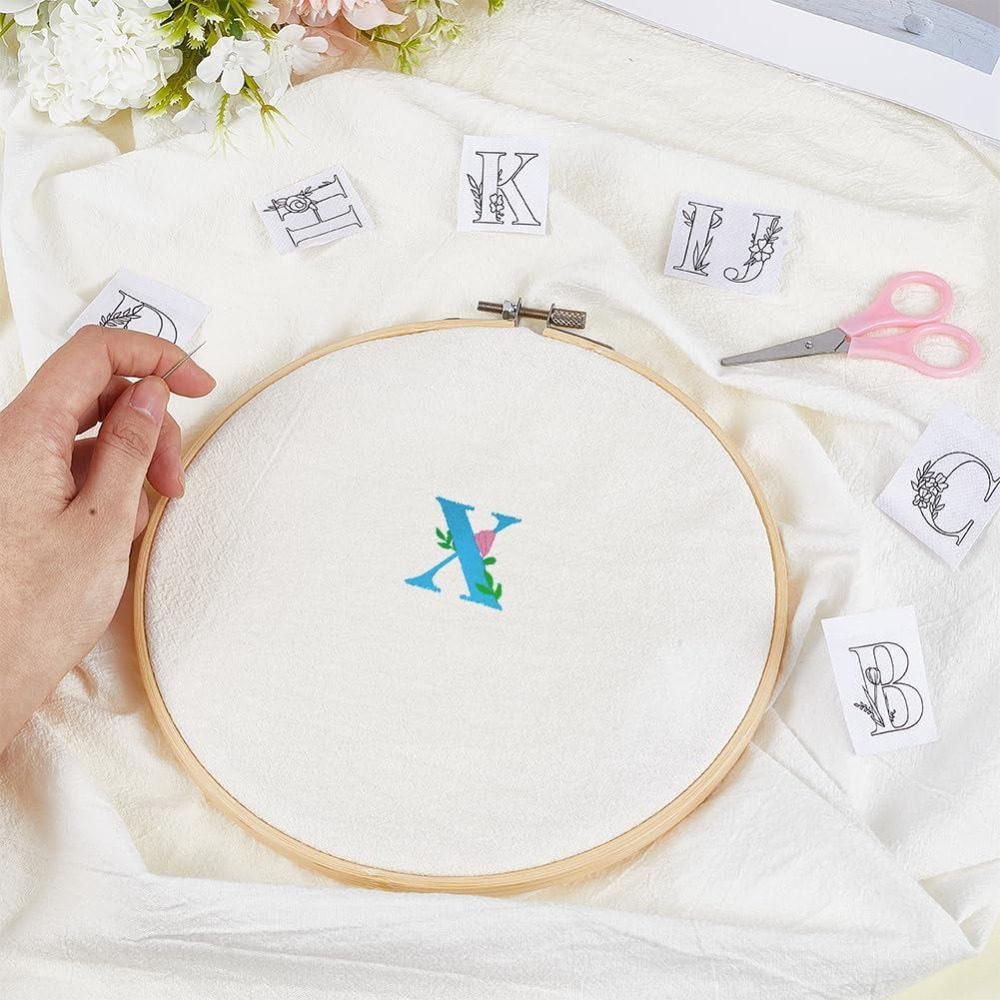 104Pcs Letter Embroidery Trans - Water Soluble Stabilizer ulasan dan harga