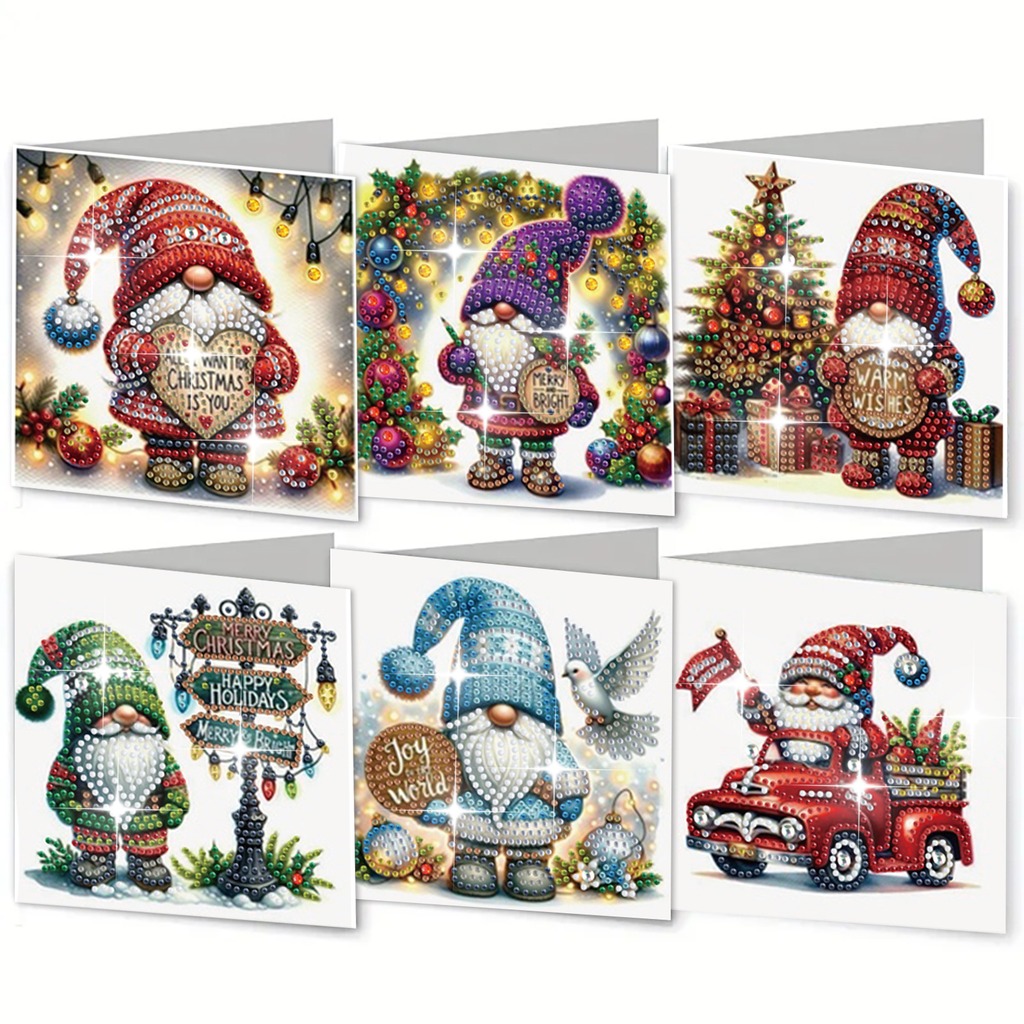 DIY Diamond Painting Christmas - Embroidery Xmas Cards ulasan dan harga