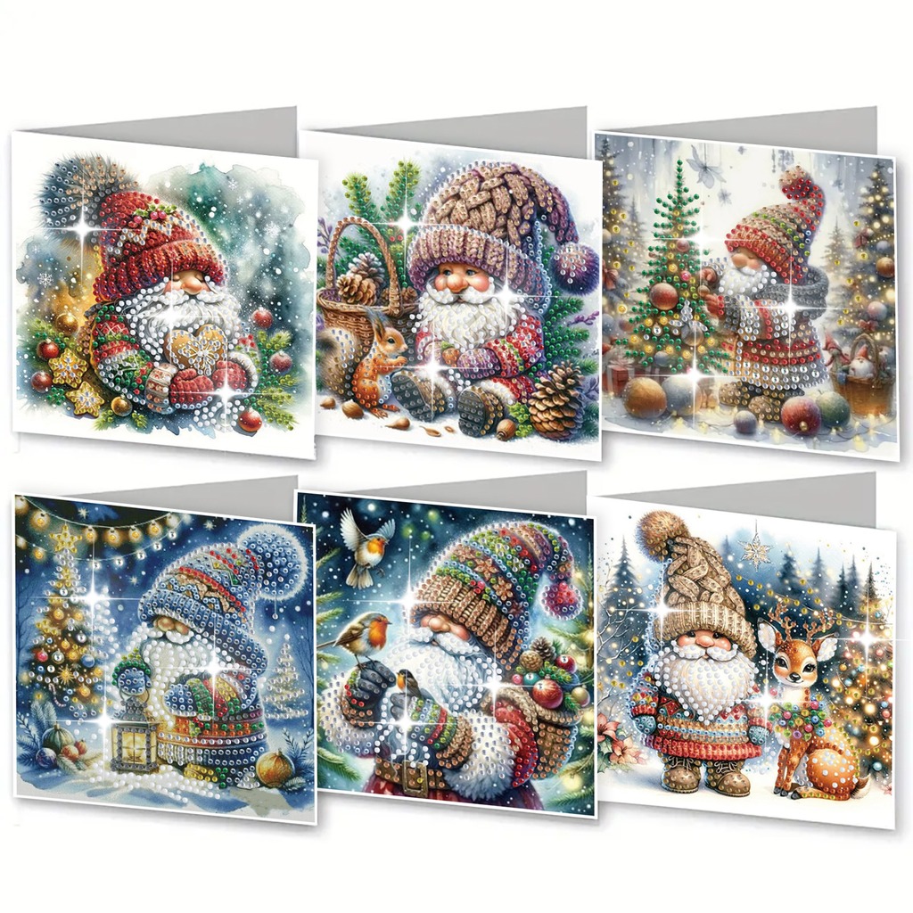 DIY Diamond Painting Christmas - Embroidery Xmas Cards ulasan dan harga