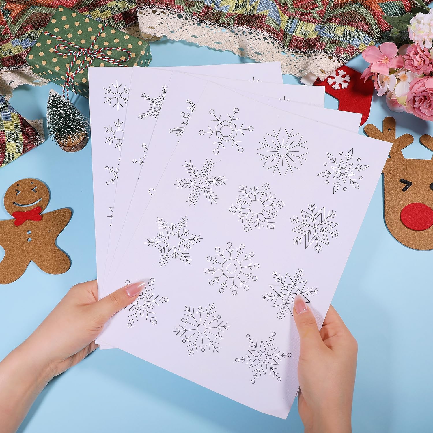 Snowflake Wreath Stick and Sti - Water Soluble Stabilizer ulasan dan harga