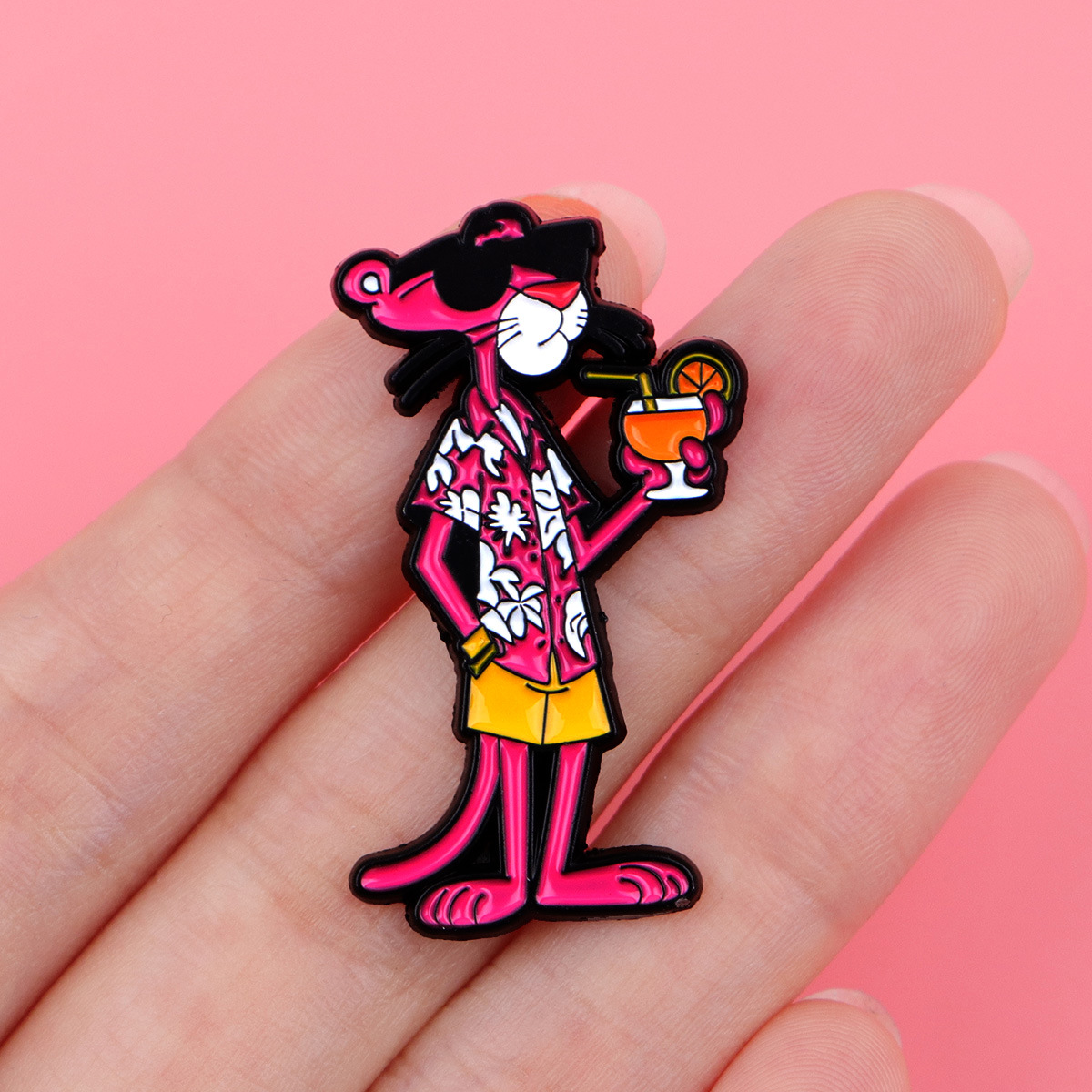 Cute Leopard Cartoon Brooch Pi - Embroidery Tulle ulasan dan harga