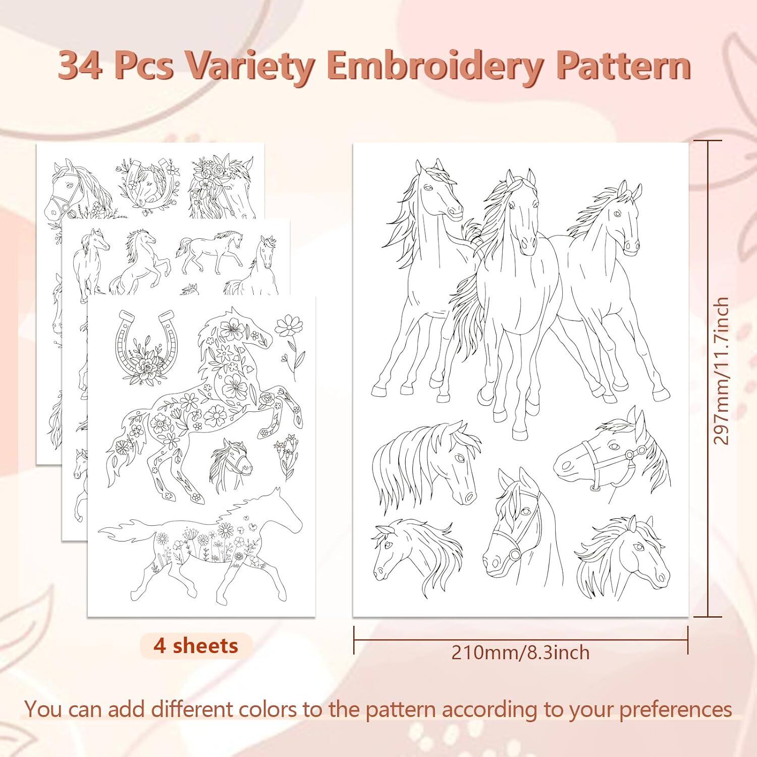 4-Sheet Horse Embroidery Stabi - Water Soluble Stabilizer ulasan dan harga