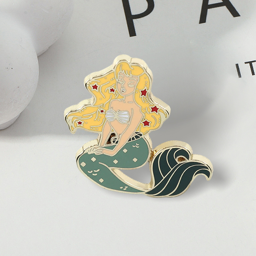 1PC Vintage Old School Blonde  - Embroidery Whale ulasan dan harga