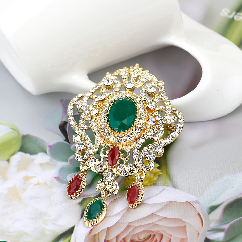 Sunspicems Gold Color Moroccan - Embroidery Kiss ulasan dan harga